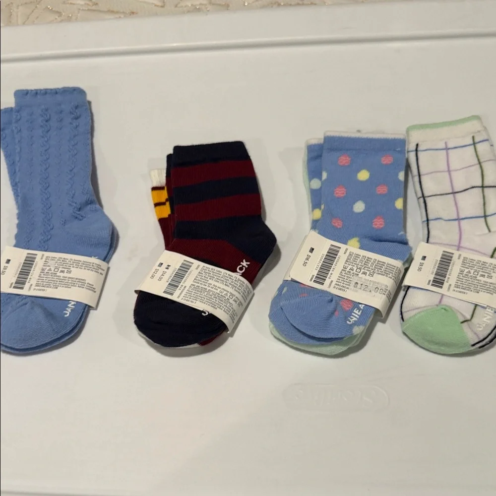 Janie & Jack Socks bundle size 12-24 months NWT
